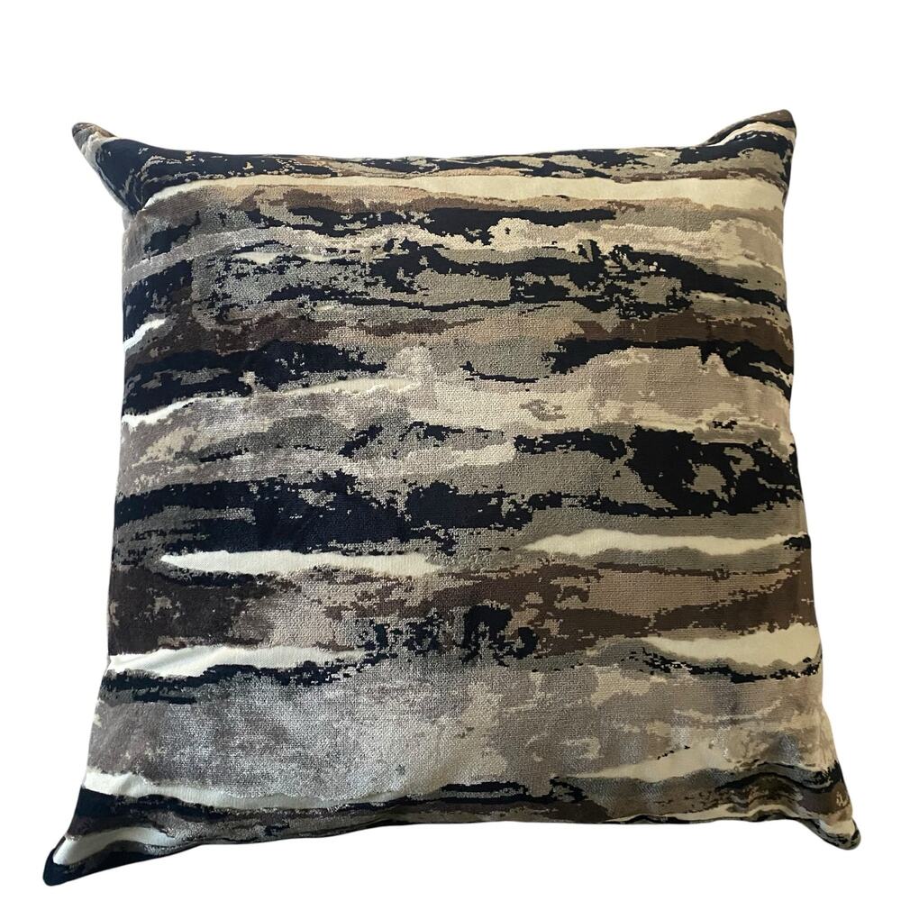 NWT Canaan Company 100% Genuine Duck Feather Abstract 20 x 20 Decorative Pillow
